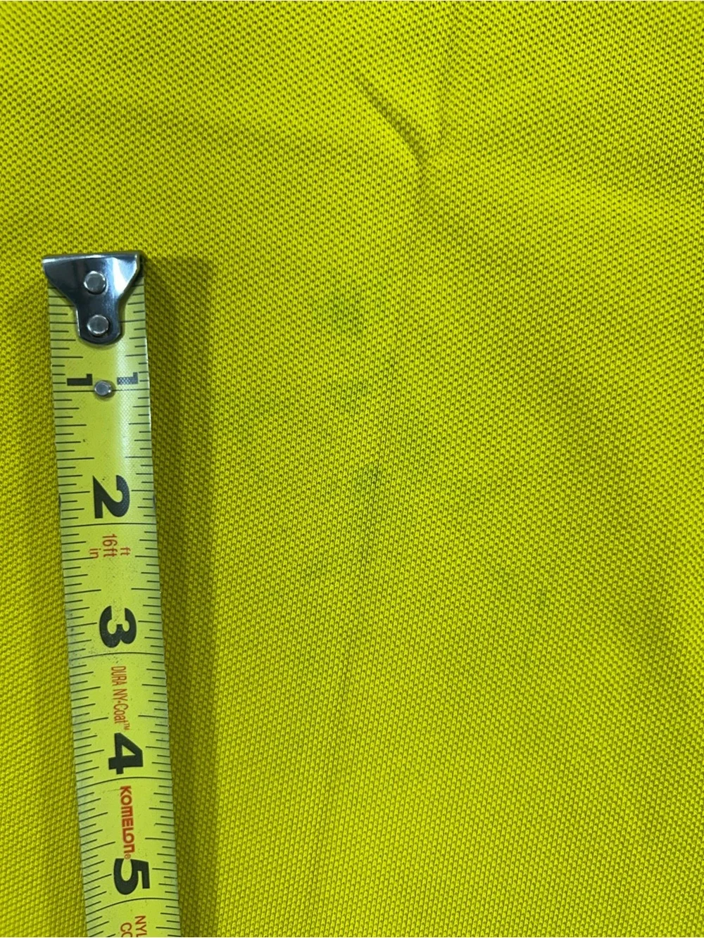Polo Ralph Lauren Custom Fit Mens Large Yellow Short Sleeve Pony Polo Shirt